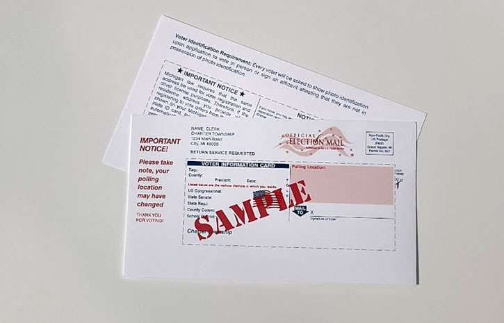 Voter ID Cards- Kent Communications, Inc.